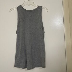 LULULEMON gray sleeveless keyhole tie back tank top size 4